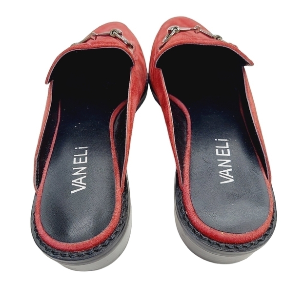 Vaneli Womens Mules Size 7 M Suede Burgundy Slip On Shoes Clog Classic NEW Mod - Picture 5 of 13